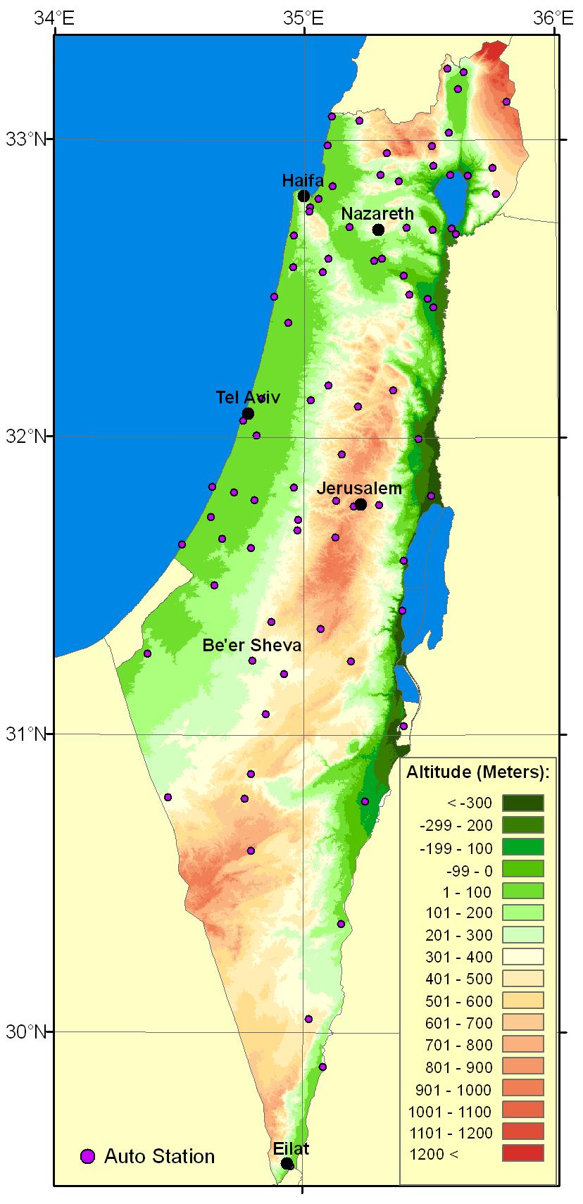 Climate of Israel and Israeli