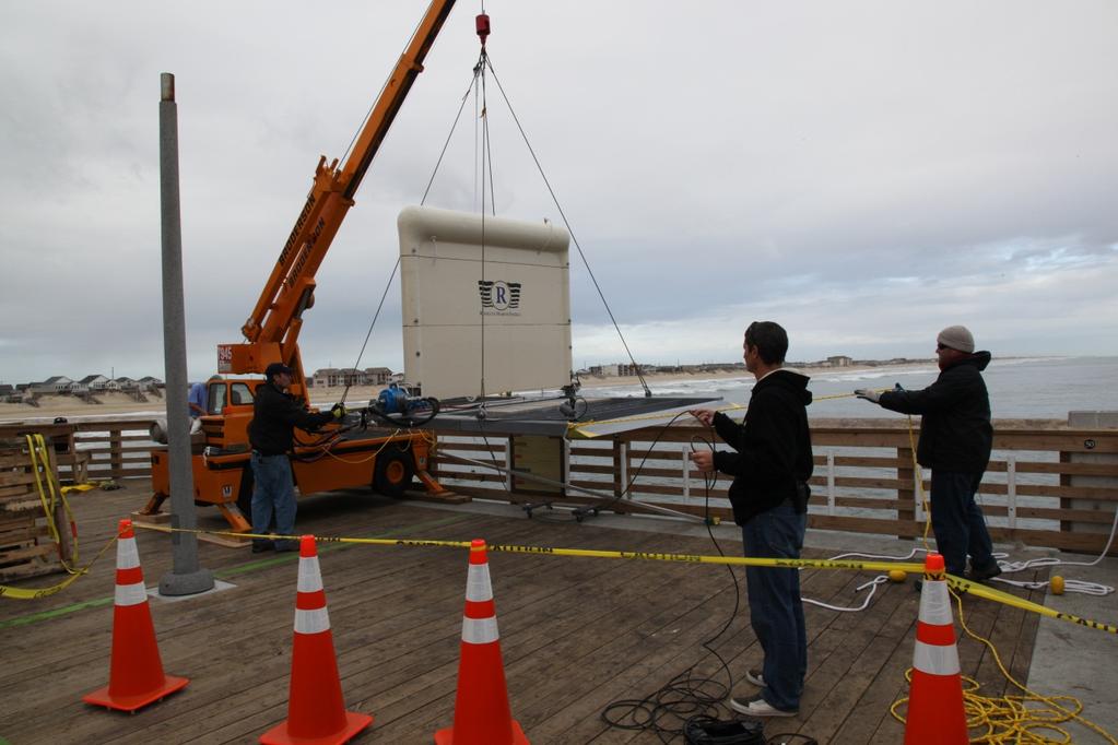 The program will include but not be limited to oceanographic and meteorological assessments and testing prototype ocean, wave, and tidal energy devices.