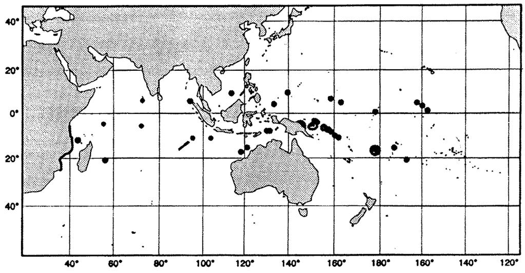 Groupers of the World 233 Geographical Distribution: E.