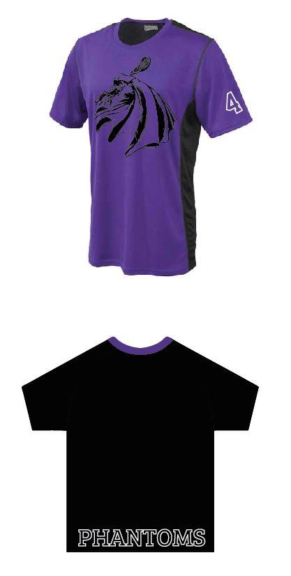 FREE* Phantom Shooter Shirt High quality performance fabric Personalized with player s number Worn under