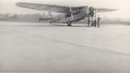 An Eastern Air Transport Ford Tri-Motor at Candler Field Eastern