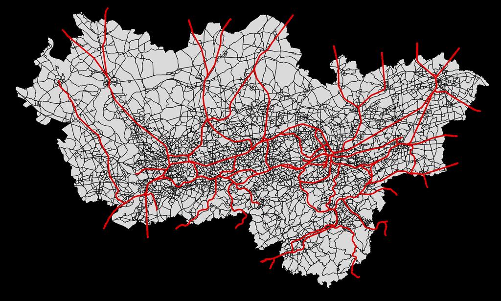 Research area Multi modal transport network Schienennetz