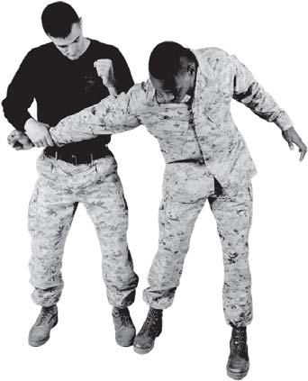 3-36 MCRP 3-02B Escort Position Takedown and Single Flexi Cuff This technique is used as a continuation of the escort position