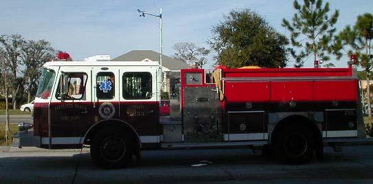 Both anemometer and Pitot static tube were mounted on an aluminum pipe approximately 1.25 m (50 in) above the fire truck. The anemometer was mounted at a height of 3.66 m (144 in) above the ground.