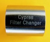 Remove the old filter from the filter changer by pushing with your finger or with the eraser end of a pencil.