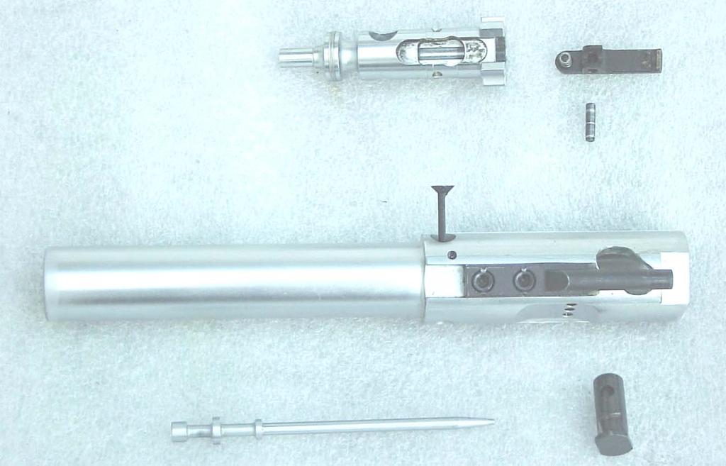 Bolt & Carrier Assembly Field Stripped for Cleaning, Inspection, or Lubrication Bolt Assembly Extractor Assembly Extractor Note 3 Gas Rings with Pivot Pin their Slots Staggered.