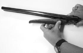 Instructions For Assembly Of Shotgun Before you begin to assemble the shotgun, you MUST (1) look down the barrel from the breech end toward the muzzle end to make sure there is no ammunition in the