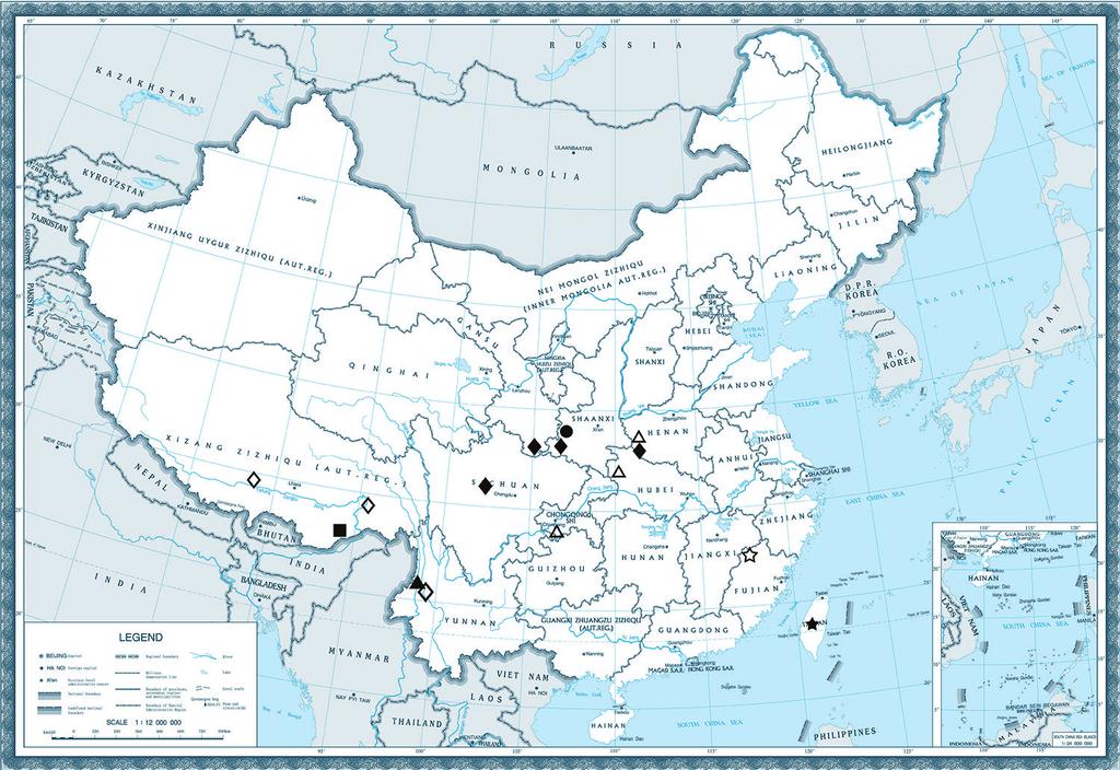 110 Min Dong et al. / ZooKeys 637: 107 128 (2016) Figure 1. Distribution of Heterosmylus in China. = H. curvagradatus = H. flavidus = H. limulus = H. primus = H. processus sp. n. = H. shennonganus = H.