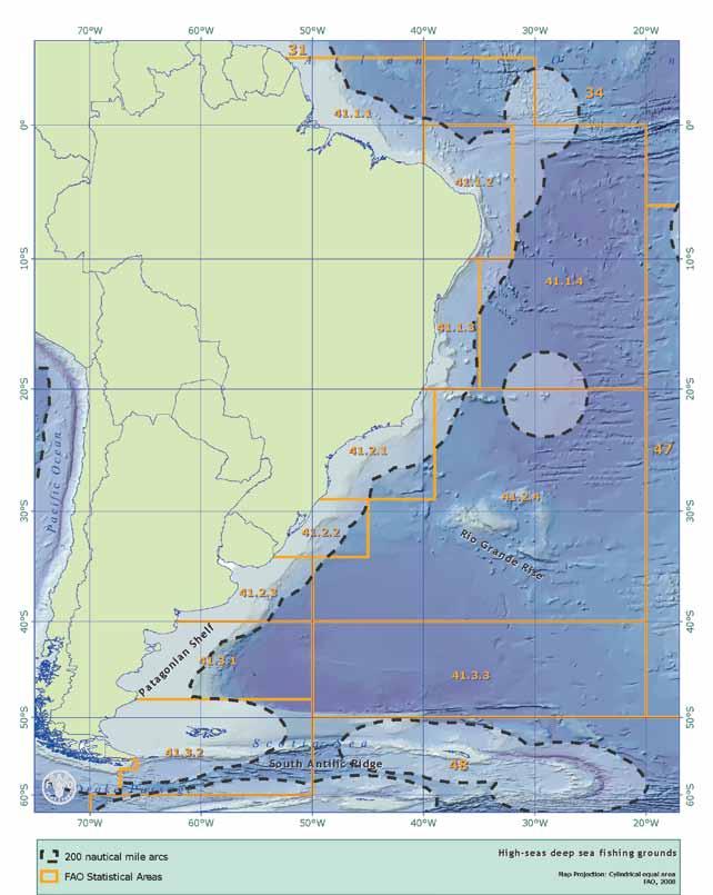 60 Worldwide review of bottom fisheries in the high seas MAP 1