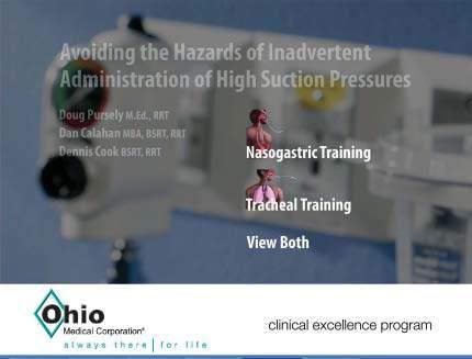Suction & Oxygen Therapy Devices Portable Suction Machines Medical Gas Pipeline Equipment Vacuum & Air Compressor Packages and Accessories Ask about our clinical excellence program Part 1: Clinical