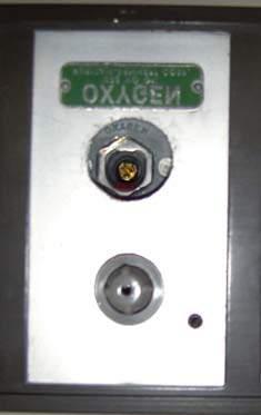 Outlet Compatibility: Puritan Bennett Series A Oxygen Rough-In No