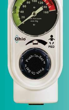 Push-To-Set TM Pediatric/Neonatal Intermittent Suction Regulators (ISU) (Analog or Digital) 8700-1271-900 Pediatric 8700-1371-900