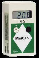 10002451 (Global) MiniO 1 Oxygen Analyzer For spot-checking or continuous monitoring of oxygen concentrations without alarms, the MiniO 1 Oxygen Analyzer is powered by one 9-volt