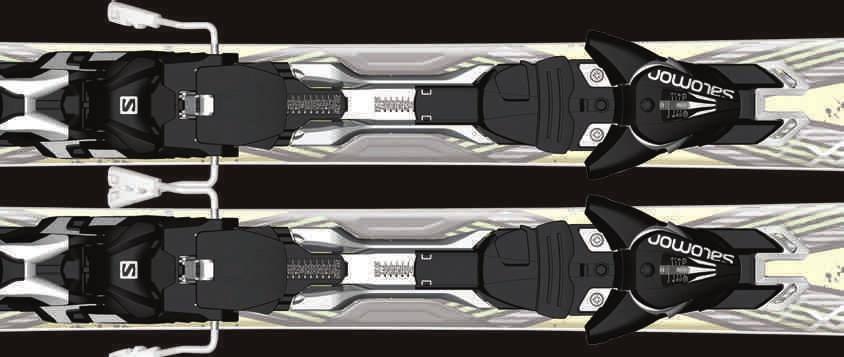 REDUCED VIBRATIONS & BETTER SKI-TO-SNOW CONTACT LIGHTER