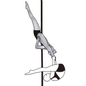 8 FLY10 Thigh/outside knee hang 2 FLY11 Split hang 0.9 FLY12 Split grip reverse plank hang 1 0.8 1.0 - Hold the position for 2 seconds.