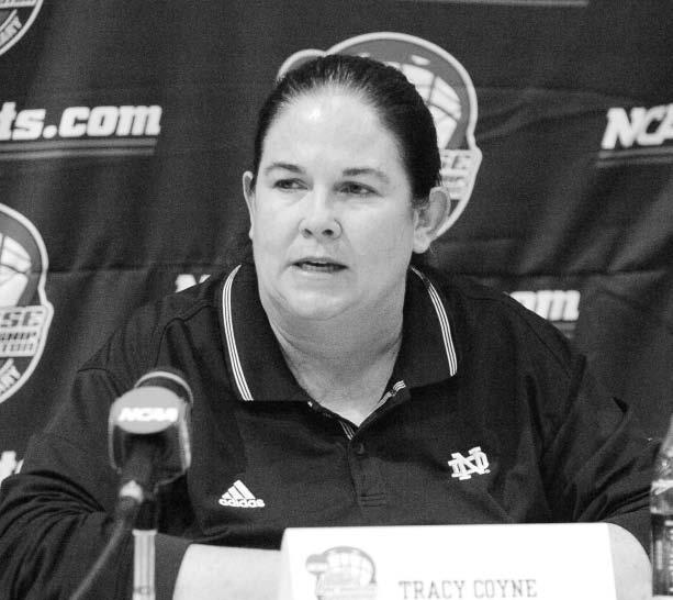 NOTE DAME COACHING STAFF Tracy Coyne, the 2006 BIG EAST and IWLCA coach of the year is in her 11th season as head coach of