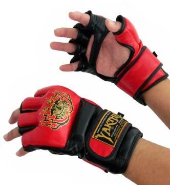 BAG GLOVES YTGH1 Yakthai Training Bag Gloves Velcro - Half Thumbs S pair 1,000 Solid tone : White, Black, Red, Blue, M pair 1,100 Goldyellow,