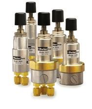 Precision Pressure Regulators Porter Pressure Regulators are designed specifically to provide high resolution control at the low flow rates and pressures typical in analytical instrumentation