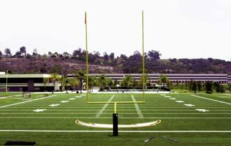 It has three practice fields, including two 100-yard natural-grass fields and a 60-yard Field Turf syn thetic turf field.