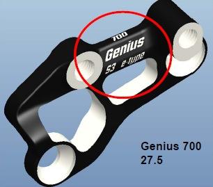 bracket bearing cup and the bottom bracket housing of the front triangle or a SRAM Direct Mount Type S3 FD.
