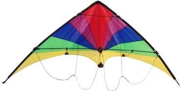 OUR VALUE LINE OF SPORT KITES ARE MADE WITH QUALITY FABRICS, CONNECTORS, AND RODS. KITE LINE, HANDLES, AND KITE BAGS ARE ALL INCLUDED.