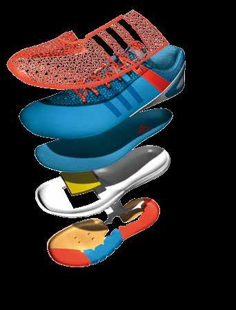 witness the gripness adiprene + Maintains forefoot propulsion & efficiency flexible upper