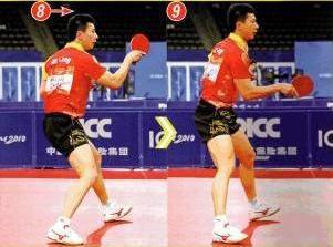 Ma Long's forehand counter looping is excellent because his determination is great, and his stroke has a lot of control. Counter looping is his biggest advantage.