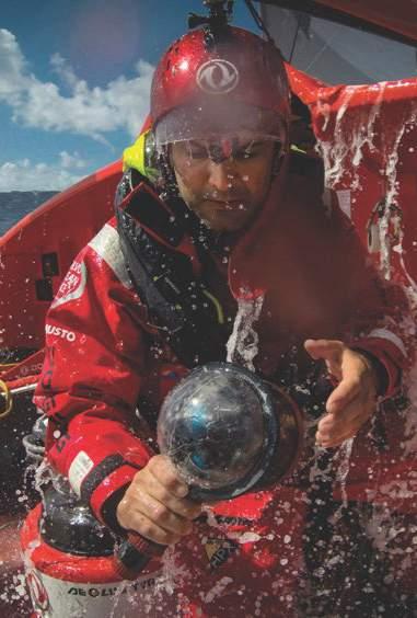 Volvo Ocean Race features a unique approach to reporting its story.