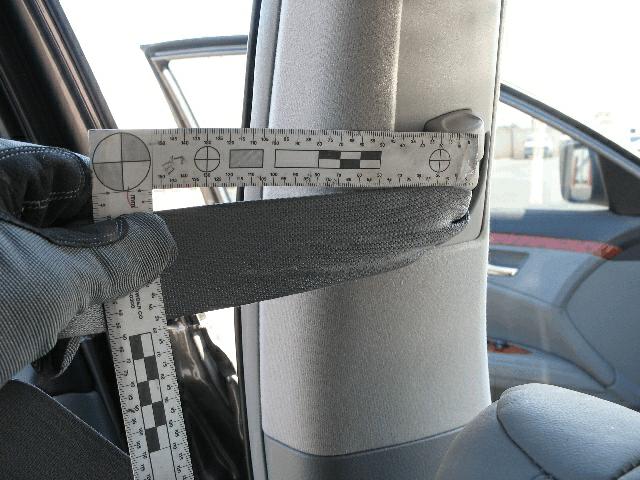 Manual Restraint Systems - 2005 Toyota Avalon The 2005 Toyota Avalon was configured with manual 3-point lap and shoulder belts for each of the five seating positions.