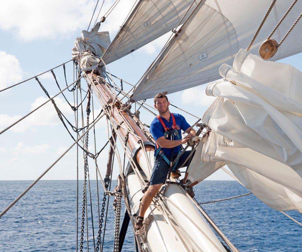 LIVE AND LEARN Are you a true sailing fan who would relish having an active role with the