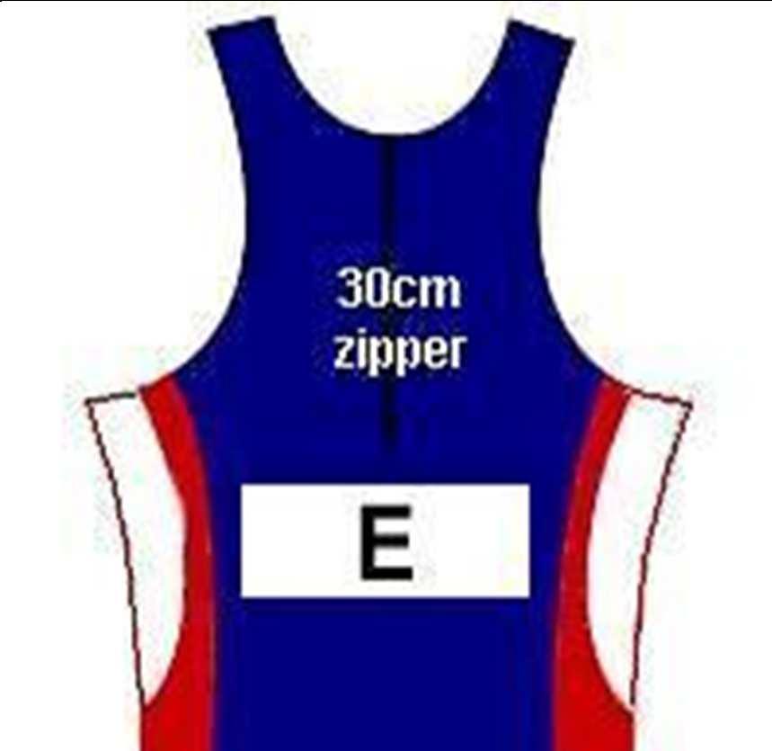 Diagram 1: Sponsor Logos Size and Space Uniform Front Uniform Back 4. Uniform Colour and Design: 4.1. Uniforms must be in the colours chosen by the National Federation (NF) for ITU World Championship Grand Final, ITU Continental Championships and ITU Multisport World Championships events.