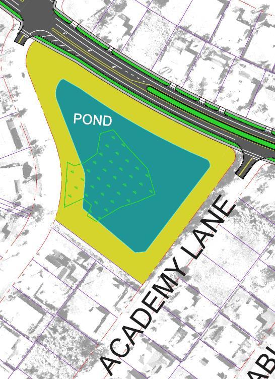 Roadway Configuration Segment One 22 Pond Site at