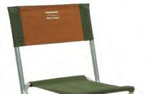 Folding Chair with Rod Rest Lightweight folding chair with strong seat and back rest Detachable shoulder carry strap Two