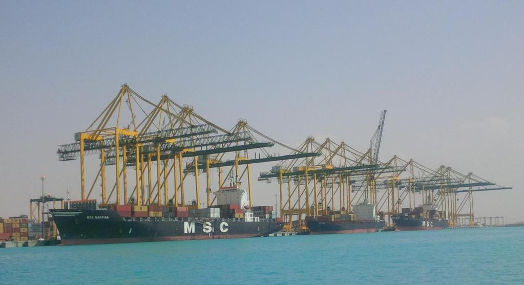 PORT TECHNICAL INFORMATION, BERTHS, DEPTHS AND EQUIPMENT 3 Marine Services Available at King Abdullah Port Although the Port is only recently opened, Marine Services are provided including: Pilotage