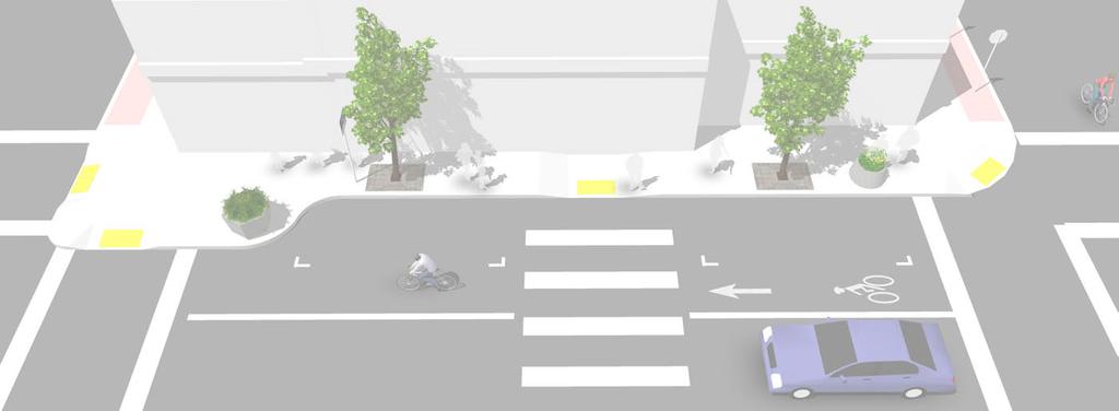 APPENDIX F: BICYCLE AND PEDESTRIAN DESIGN GUIDELINES ADA Compliant Curb Ramps Description Curb ramps are the design elements that allow all users to make the transition from the street to the