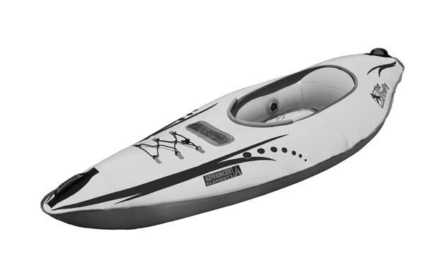 FireFly Inflatable Kayak Owner s Manual 2.2 Features SPECIAL FEATURES: Rigid Bow and Stern: Built-in rigid panels define the bow and stern and improve tracking.