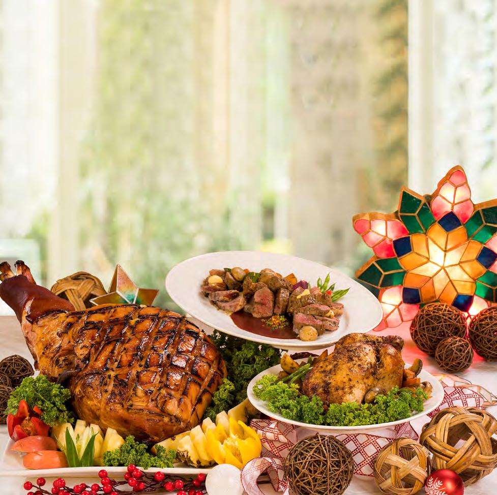 Festive Buffets Priced at PHP 900 per person A Taste of Italy Lunch at Sun Coral on December 2 Dinner at Lagoa on December 9 Flavors of Batanes Dinner at Lagoa on December 16 Lunch at Sun Coral on