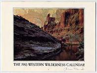 Although not marked in any way, this copy is from the distinguished modern first edition collection of Bruce Kahn. #312842... $250 ABBEY, Edward et al. The 1983 Western Wilderness Calendar.