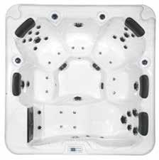 x4 x5 x2 x1 x40 x40 Item 41880-41888 Item 41889-41897 DIMENSIONS 2000 x 2000 x 870mm CAPACITY 1000L Water Capacity WEIGHT 340kg Dry Weight 10x Full Flow Hydrotherapy Jets 15x Rotary Hydrotherapy Jets
