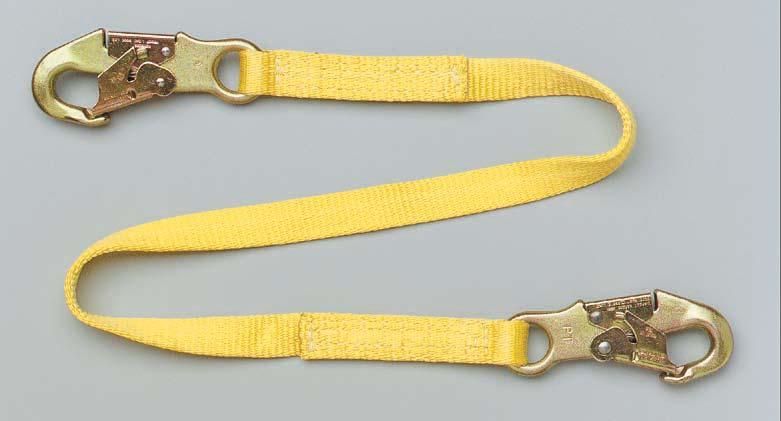A # 3155 locking snaphook is permanently attached at each end. An available nylon covering extends cable life and protects against abrasion, dirt, grit, and moisture. Coated diameter is 5/16".
