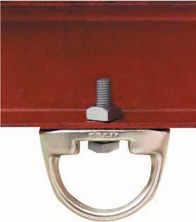 supporting at least 5,000 lbs. Model AD-1 - Has integral 1 /2" diameter x 1 1 /2" long threaded stud and comes with grade 9 nut and lock washer.