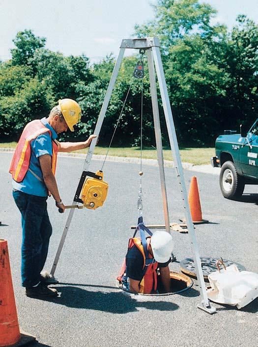 Three types of rugged, easy to use confined space anchorages are available to meet worksite demands.