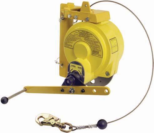 CONFINED SPACE WINCHES GEMTOR ARRESTING/ RETRIEVAL/LOWERING DEVICE (THREE-WAY) Multi-function fall arrest/retrieval device helps protect a worker from falling and has an integral winch mechanism that