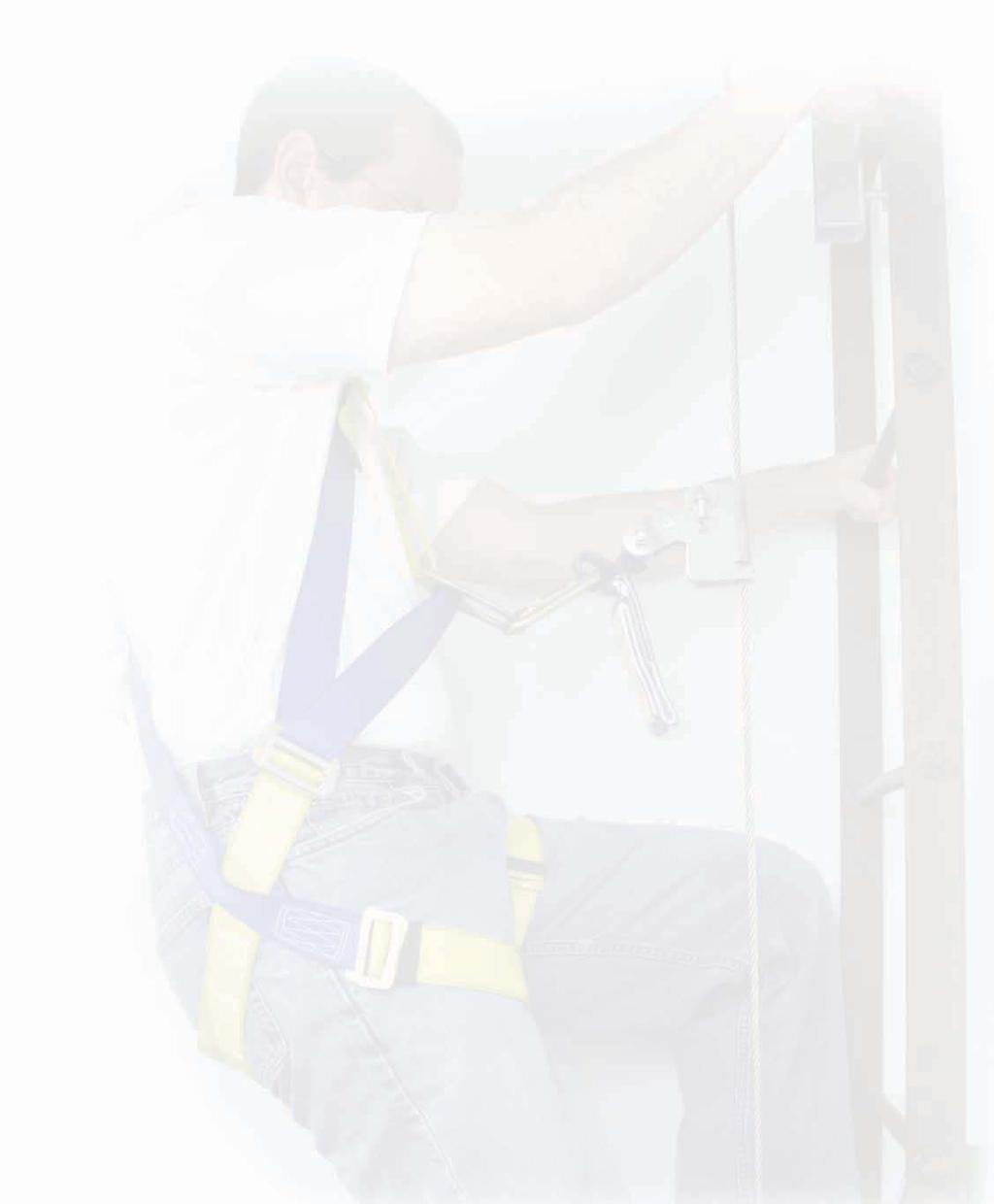LADDER EQUIPMENT LADDER SAFETY SYSTEMS Designed for installation on fixed, permanent ladders of virtually any height, Gemtor ladder climber s safety systems feature a safety sleeve that automatically