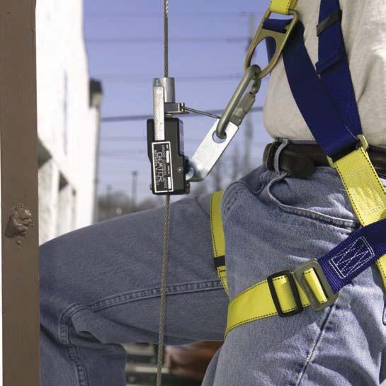 completed by maintenance personnel in less than one hour. The 6000 Series features a removable safety sleeve, so that a worker can take the sleeve with him from site to site.