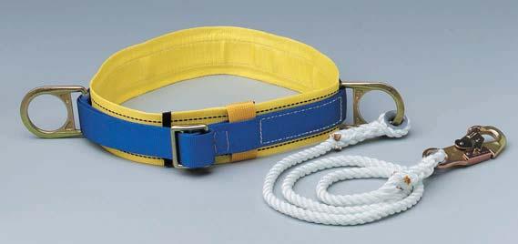 POSITIONING AND RESTRAINT BELTS All Gemtor positioning/restraint belts are constructed of rugged 1 3 /4" wide polyester webbing.