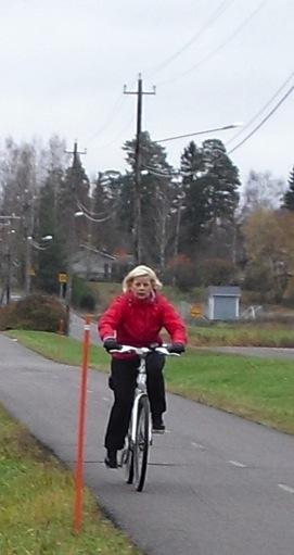Cycling is strong in the City of Järvenpää Walking and cycling have together about 36 % modal