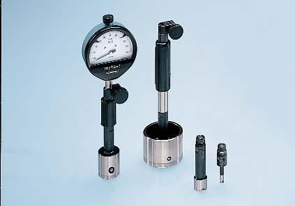 measuring result is minimised. Fast measuring process A stationary measuring value is obtained iediately when entering the bore to be measured.