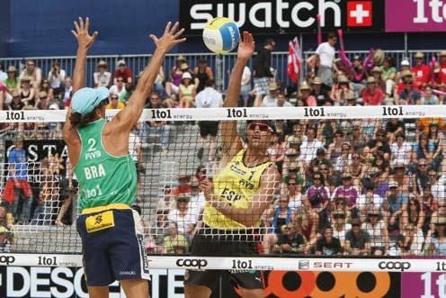 World Volley News GSTAAD In Gstaad, Julius Brink and Jonas Reckermann became the first team from Germany to win back-to-back SWATCH FIVB World Tour events when they defeated legendary Brazilians