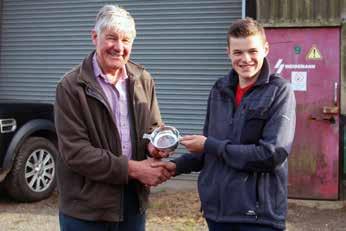 MEMBERS A view of the Thursford herd Frank Gwynne presents Paul Gunther with a quaich in appreciation of his support of the